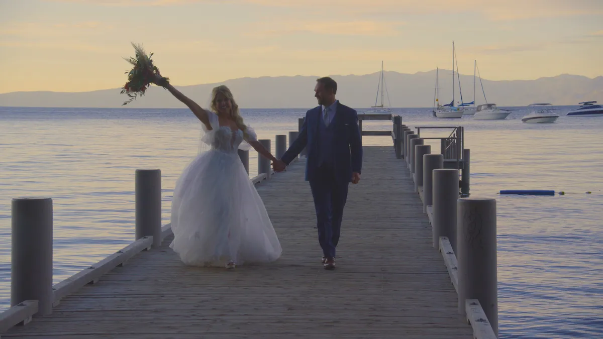 Nostalgic wedding film style